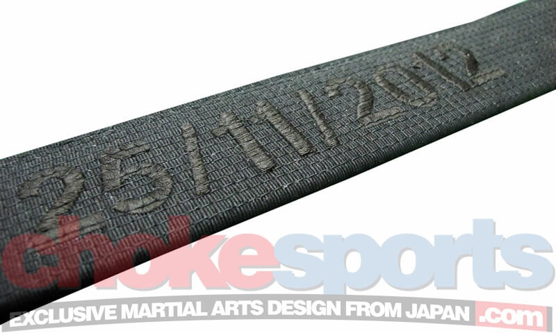 ChokeSports Isami Black Belt embroidery