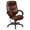 Lorell Westlake High Back Executive Chair in Brown