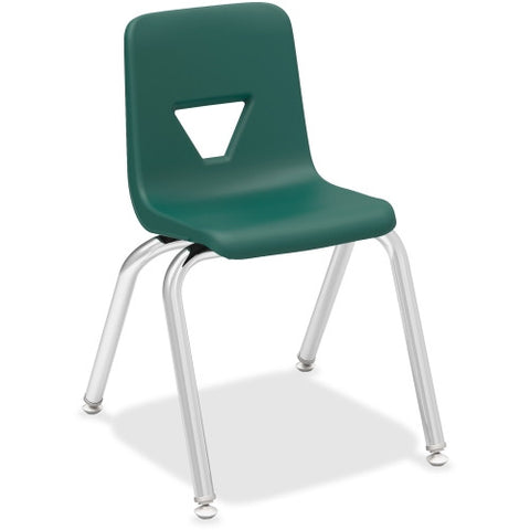 Lorell 14" Seat-height Stacking Student Chair ; UPC: 035255998864
