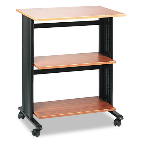 Safco 1881MO 3 Level Adjustable Printer Stand SAF1881MO, Black (UPC:073555188103)
