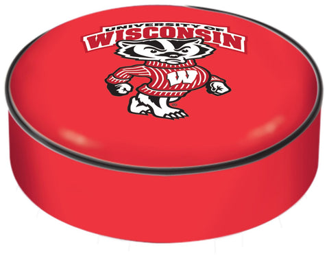 Wisconsin "Badger" Bar Stool Seat Cover by Holland Covers; UPC: 071235330989