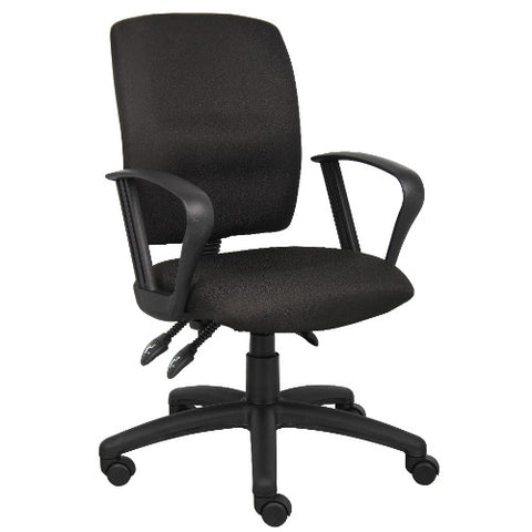 Boss Multi-Function Fabric Task Chair W/Loop Arms ; UPC:751118303711