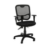 OFM Comfort Series Ergonomic Mesh Swivel Task Chair with Arms, Mid Back, in Black (130-AA3-A05)