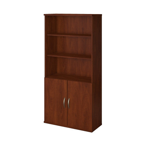 Buy Bush Series C Elite 36w 5 Shelf Bookcase With Doors Sre221hc