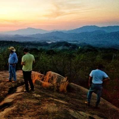 Near "Devils Pillar" in Mexico