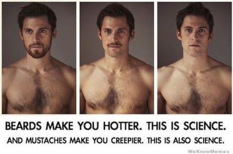 Beards make you hotter