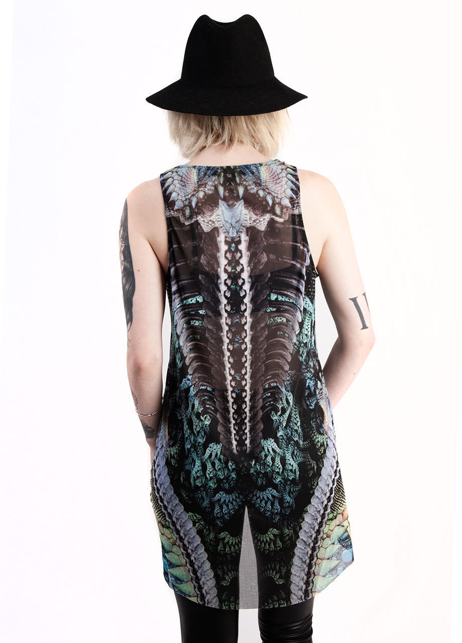 Lip Service Evolutionary Transcendence Tunic Mesh Tunic Tank