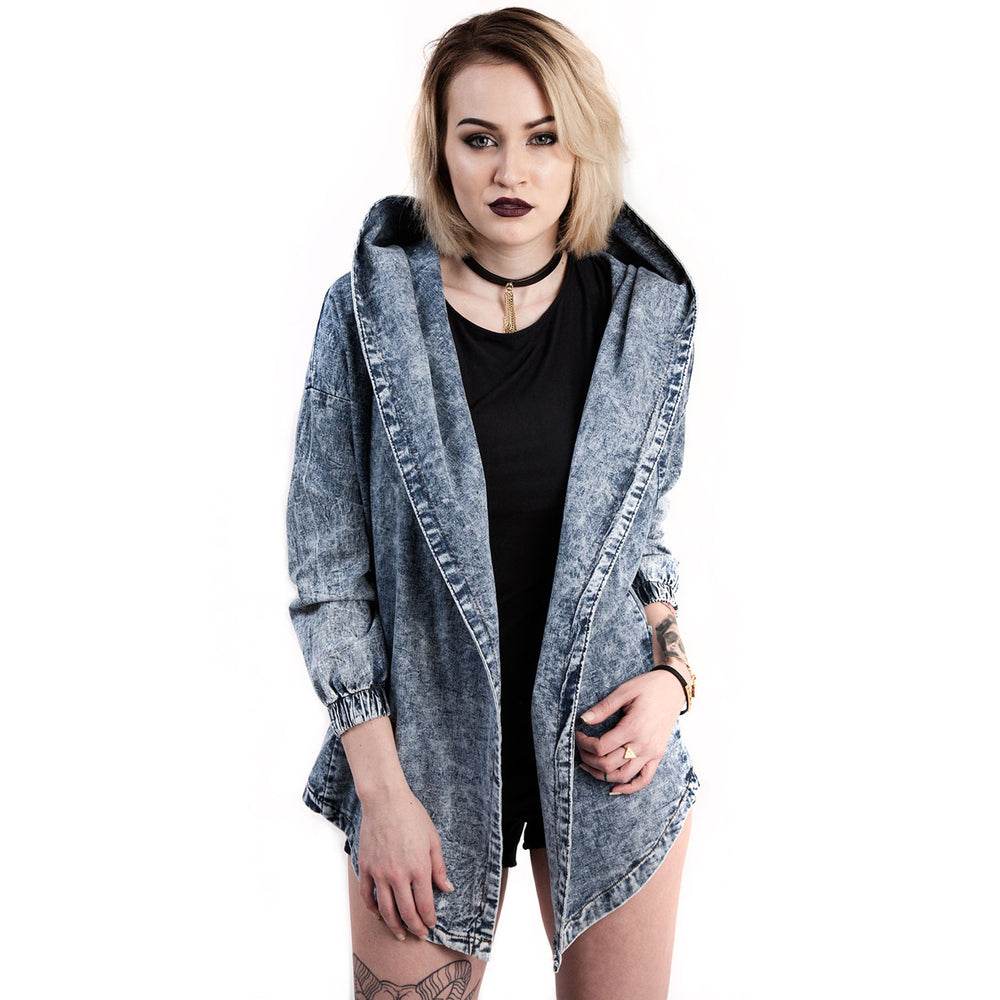 denim anorak jacket