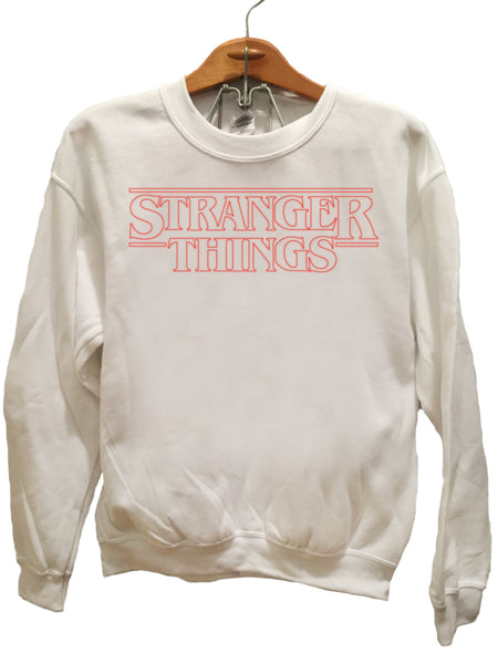 stranger things white sweatshirt