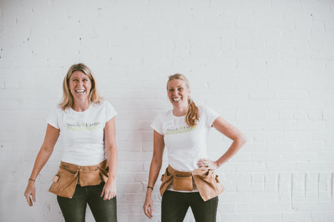 Sisters Julia and Rebecca Sinclair-Smith co-founders or Smith Farms Natural Skincare
