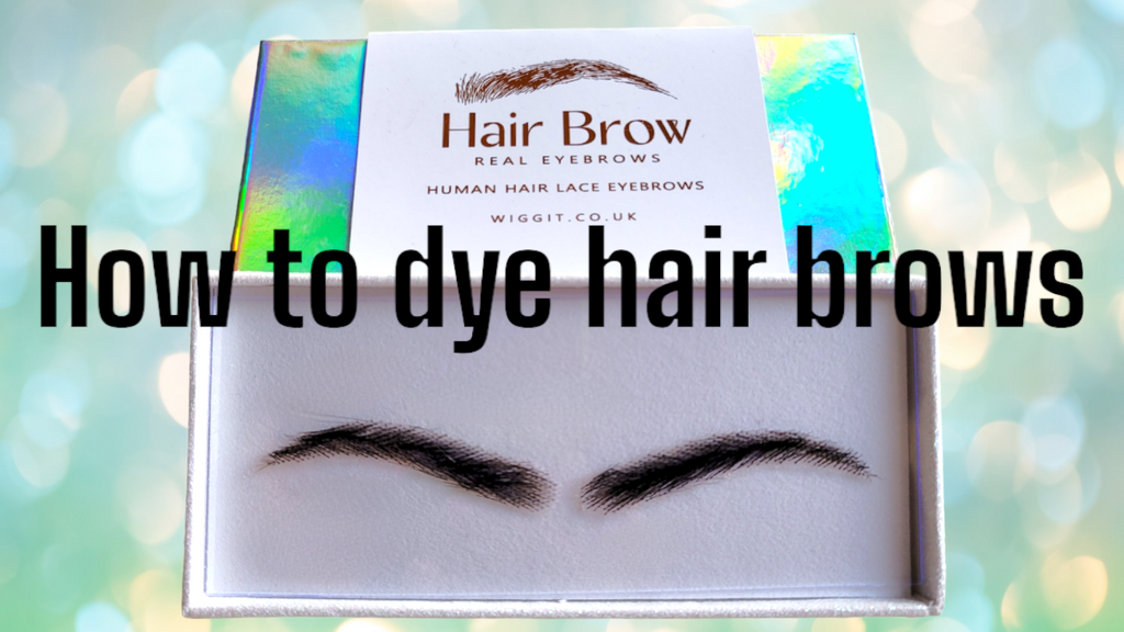 How to dye your hair brows