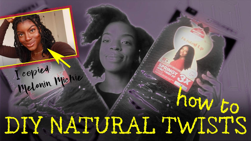 TUTORIAL - Easy Beginner Natural Spring Twists X-pression Springy Afro Twist