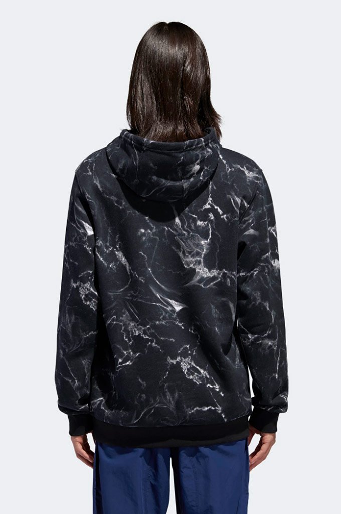 adidas marble print hoodie