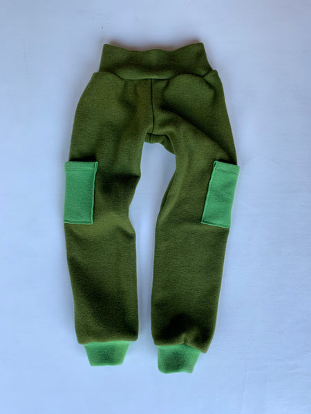 Avocado Wool Joggers, with pockets
