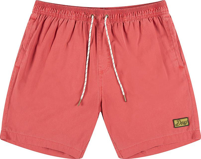 Deus Ex Machina Shorts de plage couleur unie Sandbar Garment Dye