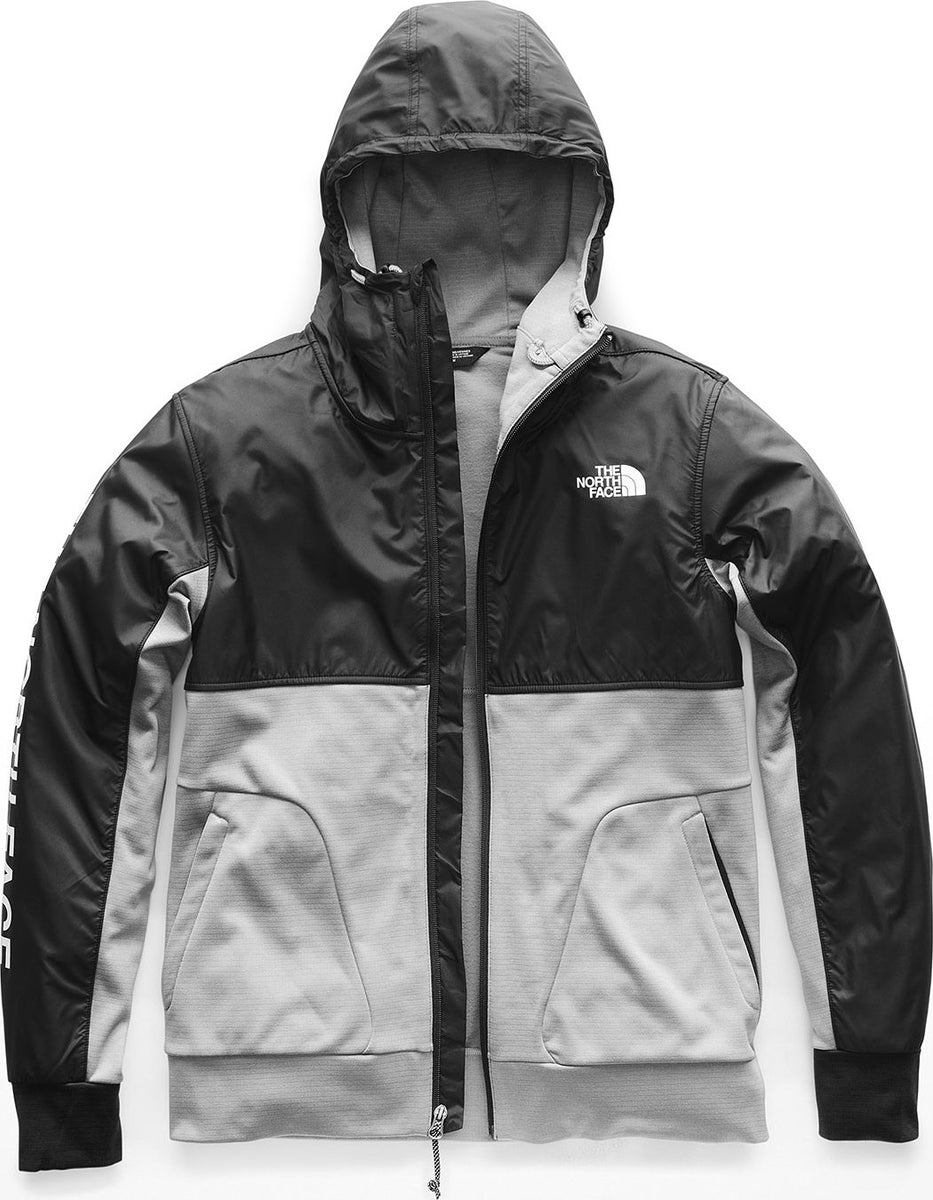 north face train n logo overlay jacket