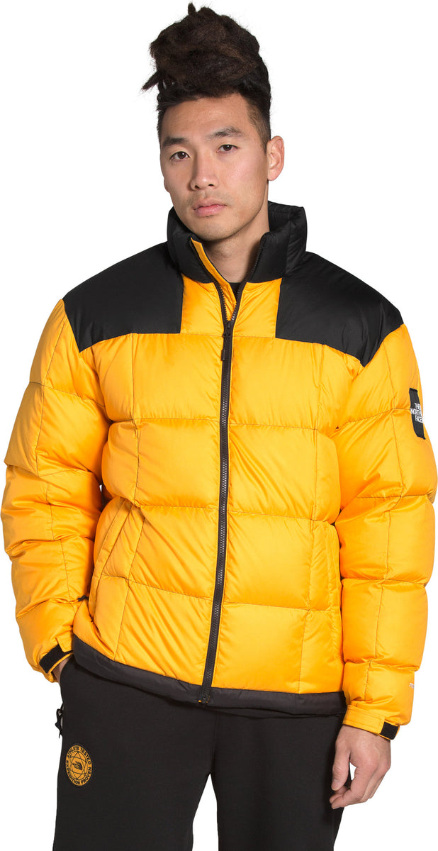 north face jacket gold