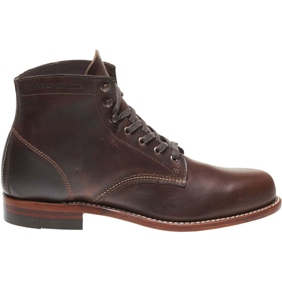 ていただき WOLVERINE 1000 MILE BOOT/US7.5/BRDウルヴァリン xEaQI