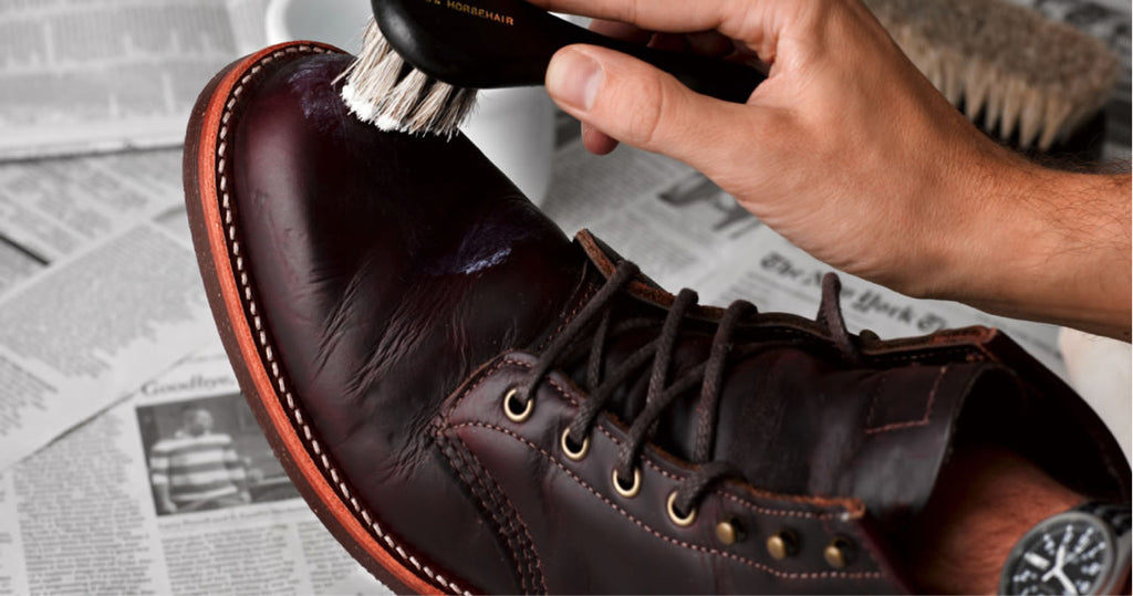 new leather shoe care
