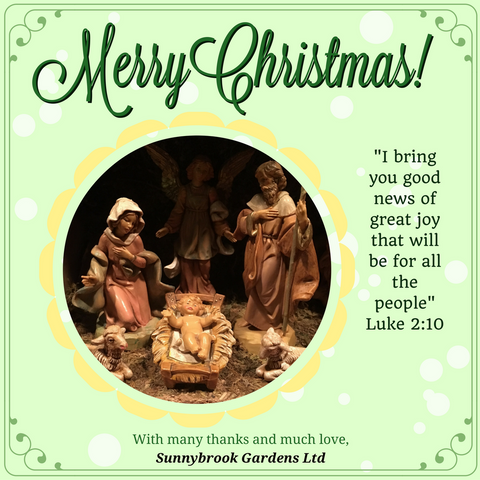 Merry Christmas from Sunnybrook Gardens Ltd!