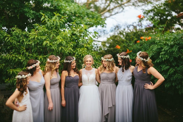 blue bridesmaid dresses