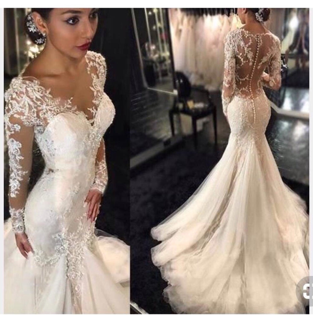new stylish wedding dress