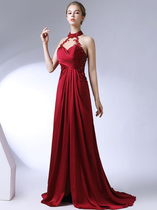 chiffon tea length dress