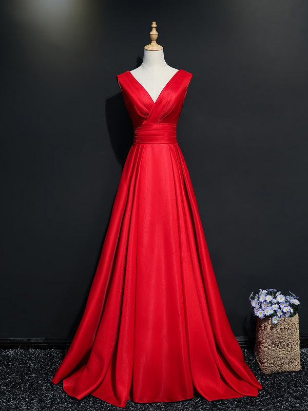 simple prom dress long