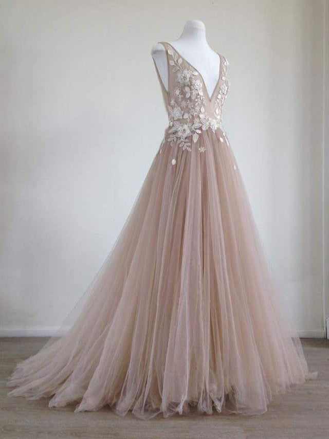 princess line long dress