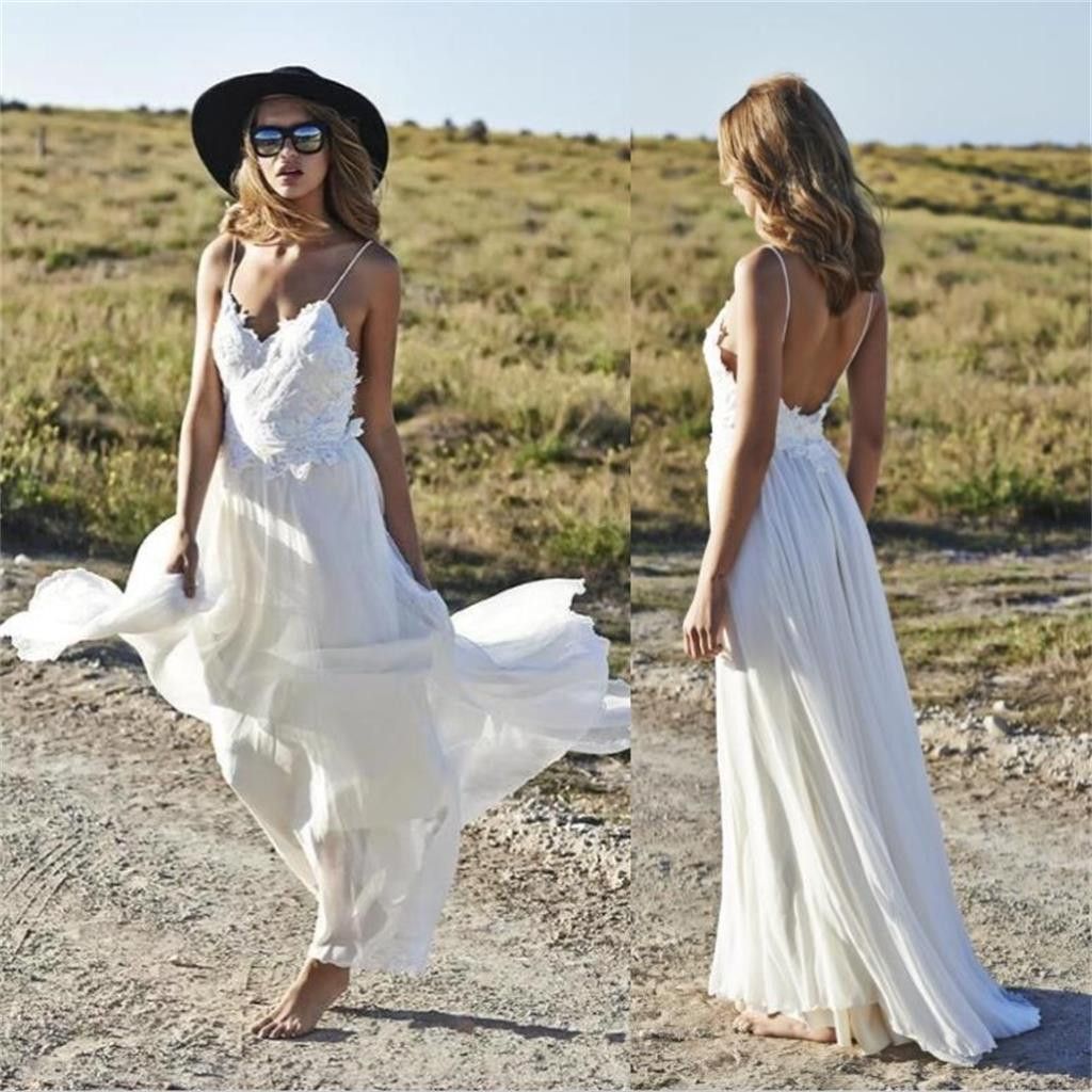 white beach dresses for weddings