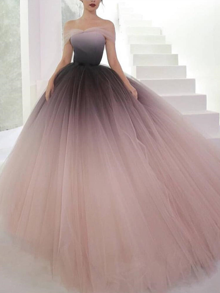 ombre prom dresses 2019