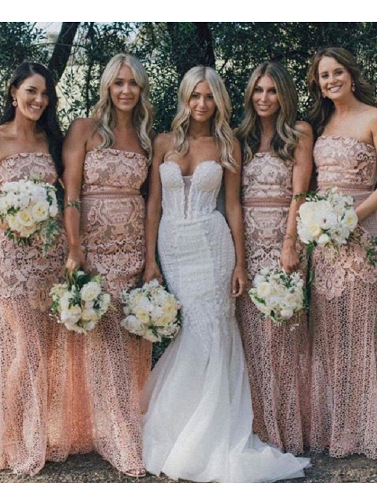 lace bridesmaids dresses