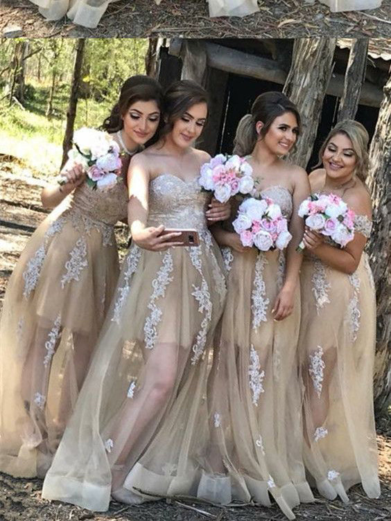 cheap bridesmaid gowns