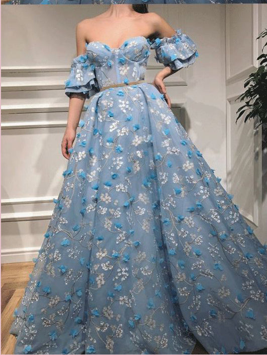 aqua blue prom dresses 2018