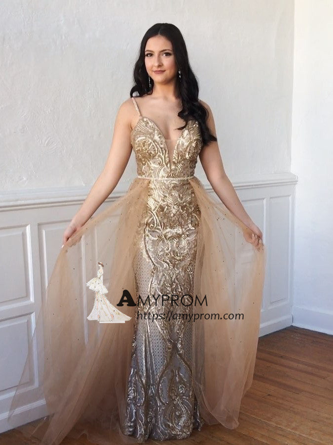 formal gown gold