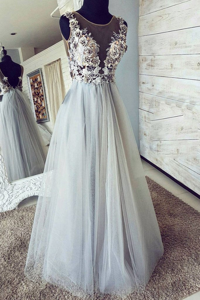 beautiful gray dresses