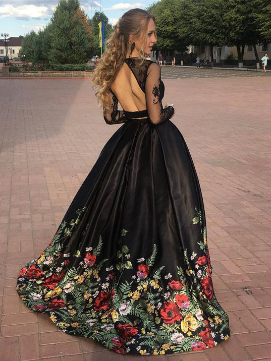 floral prom dresses canada