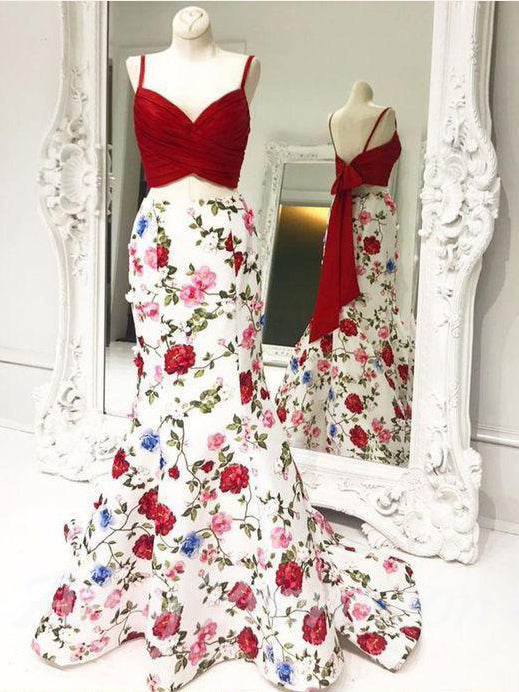 floral elegant evening dresses
