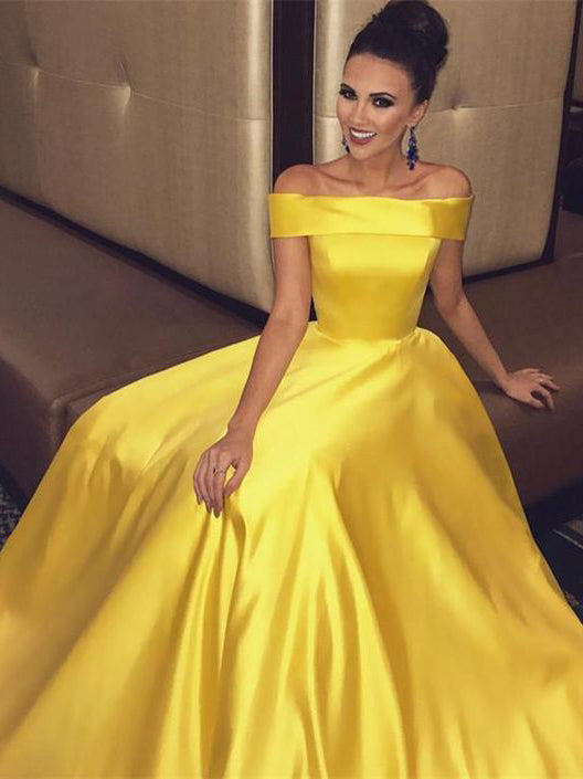 cheap prom dresses yellow