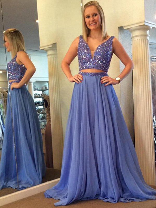 blue prom outfit