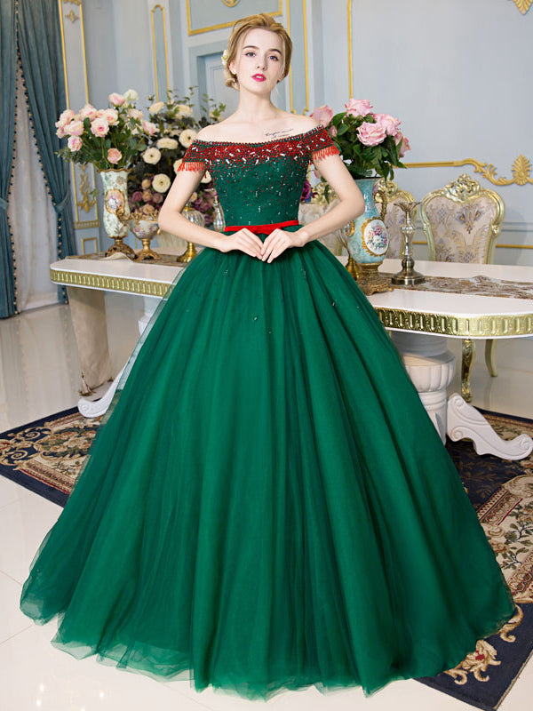 cheap green prom dresses