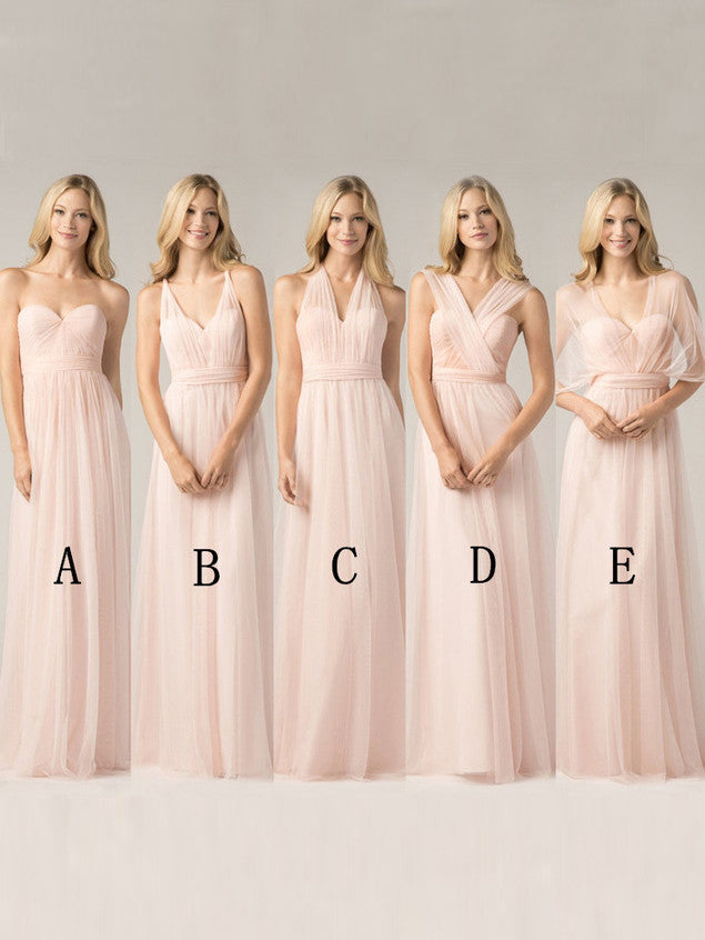 A-line Bridesmaid Dresses Chiffon 