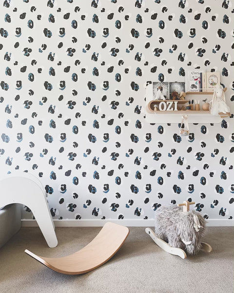 Behang Leopard Grey Roomblush