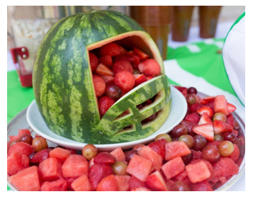 watermelon helmet fruit ball