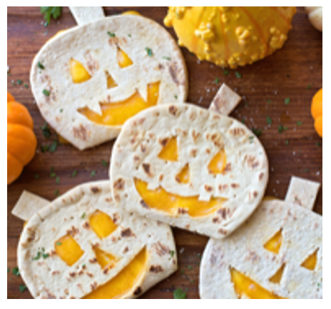 pumpkin quesadillas