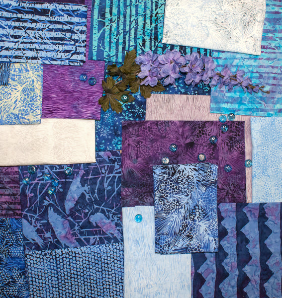 Island Batik: Blue Moon fabric collection