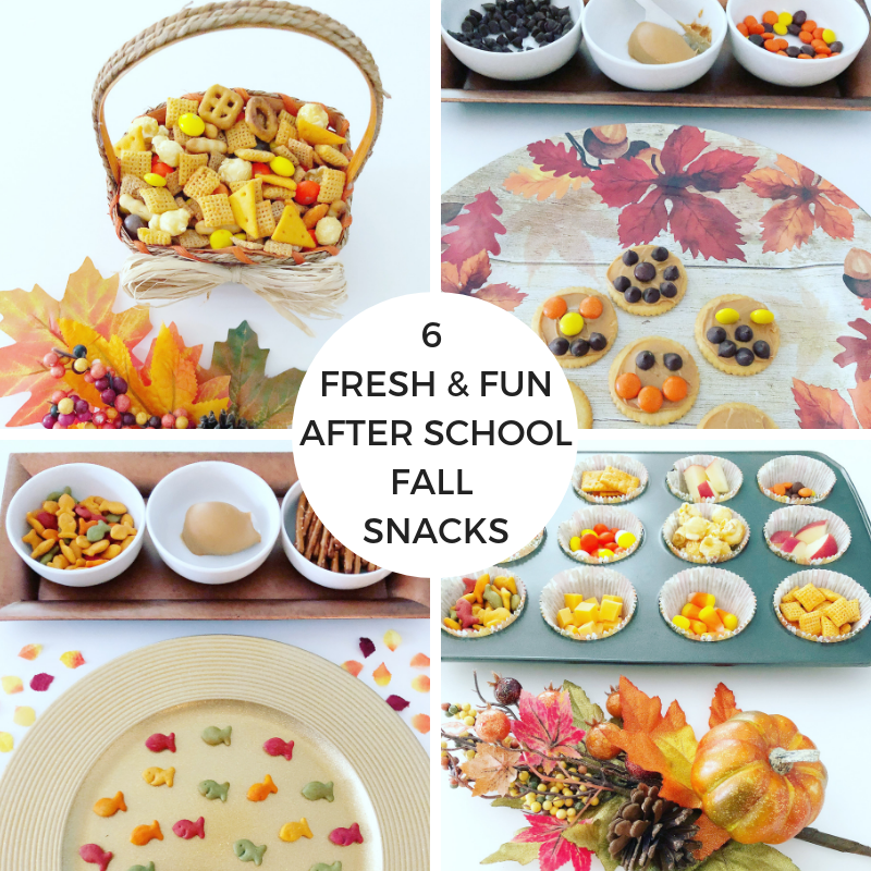 6 Fresh & Fun After School Fall Snacks