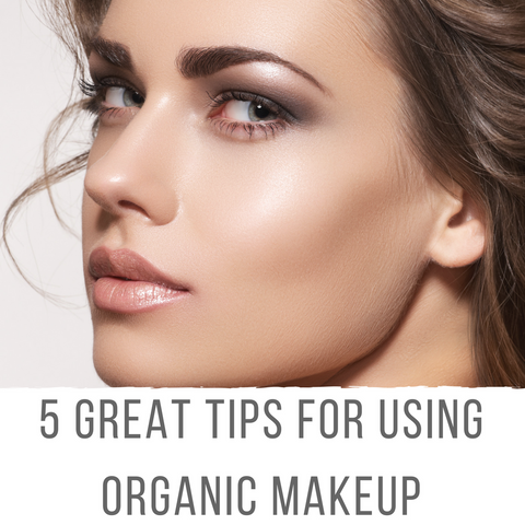 Antonym tips on using organic makeup