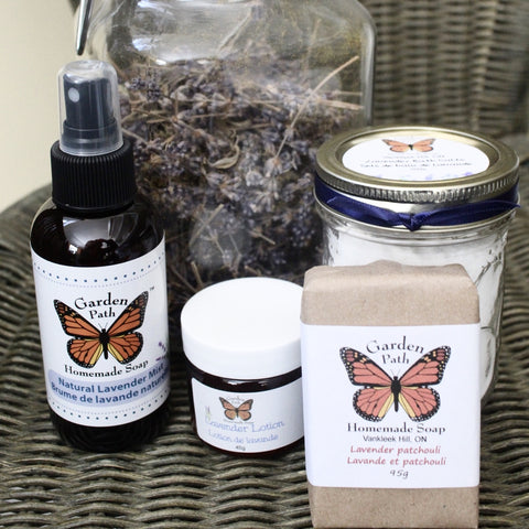 All Natural Lavender Products - Garden Path Homemade Soap - Made in Canada