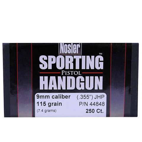 9mm 115gr JHP (250 ct)